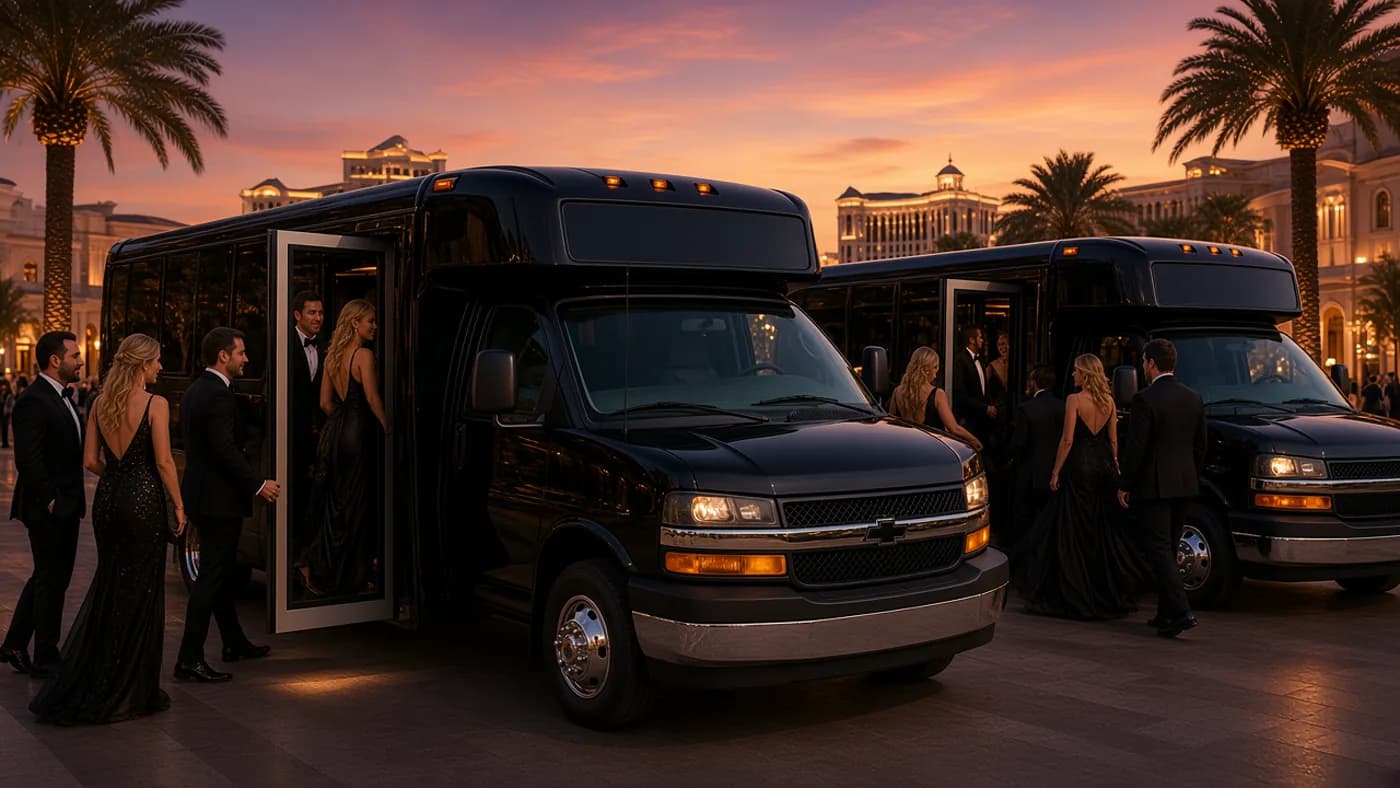 Wedding Timeline and Shuttle Planning for a Las Vegas wedding party bus