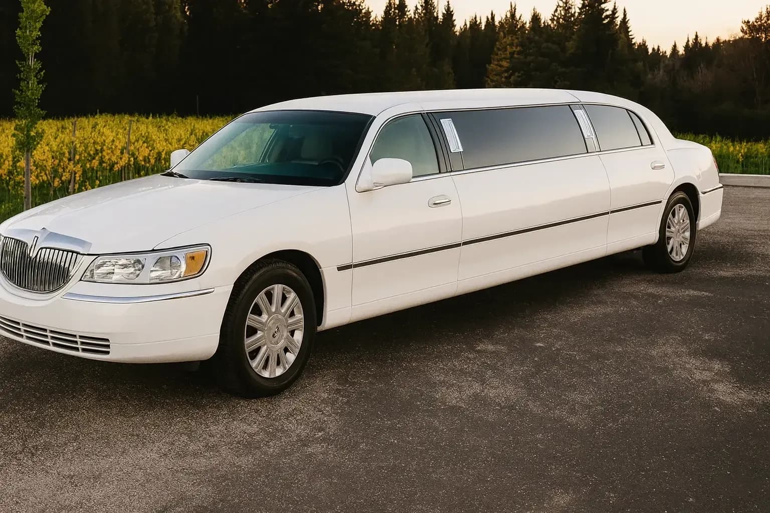 10 Passenger Lincoln Stretch Limo interior