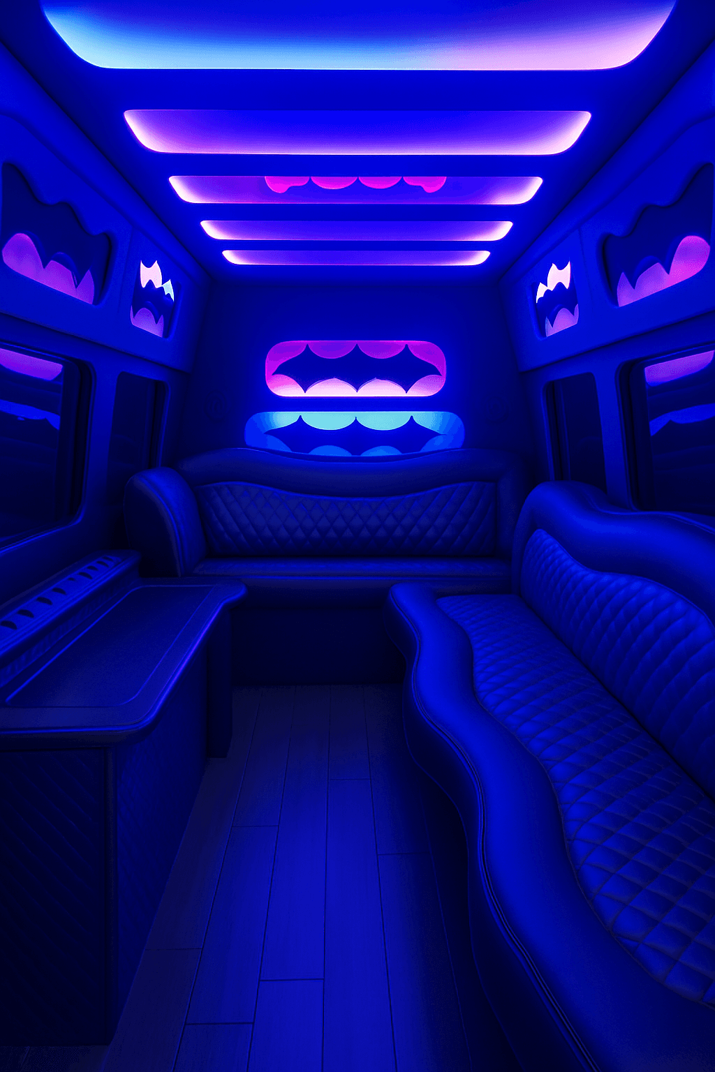 10 Passenger Limo Sprinter interior