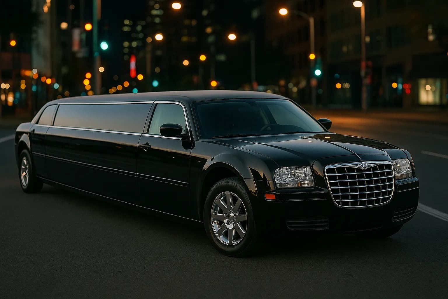 12 Passenger Limo exterior