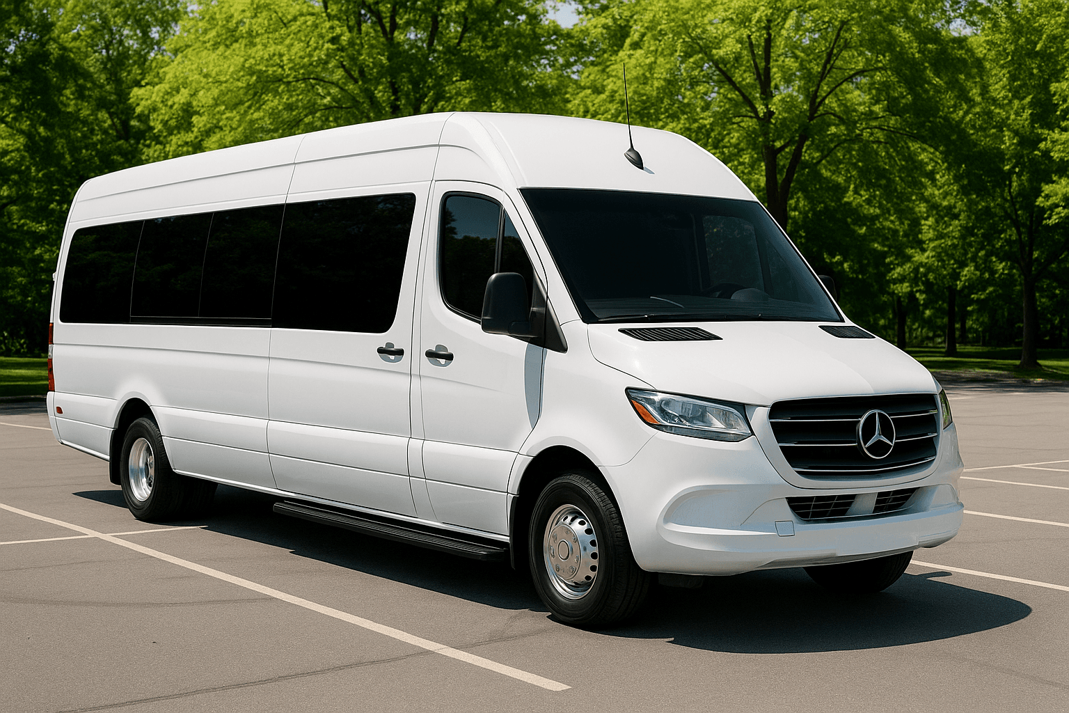 14 Passenger Limo Sprinter – Exterior View