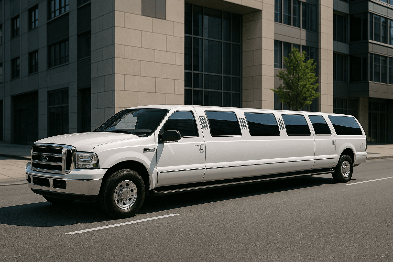 16 Passenger Limo – Exterior View