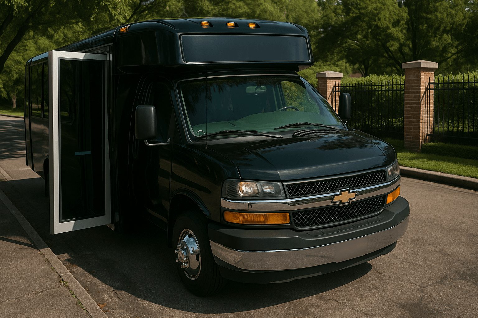 20 Passenger Party Bus – Exterior View