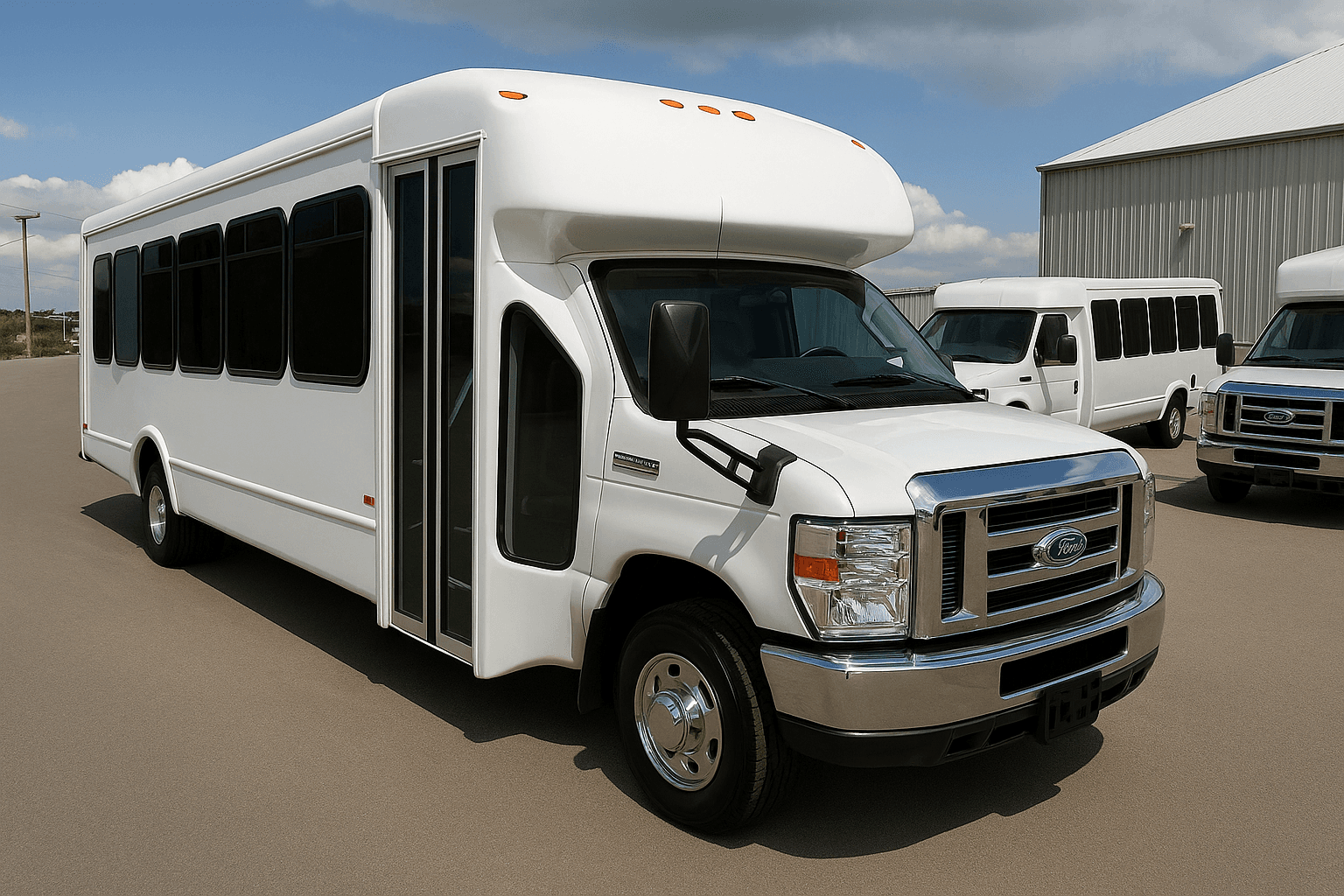 22 Passenger Coach Bus – Exterior View
