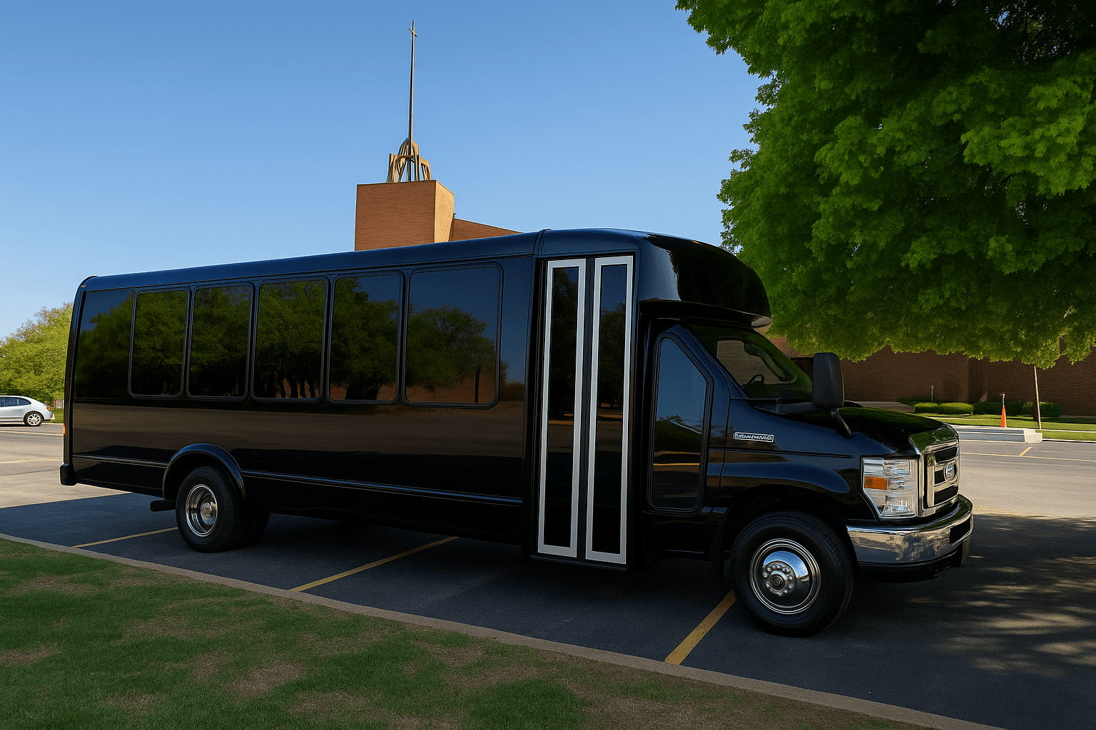 22 Passenger Party Bus – Exterior View