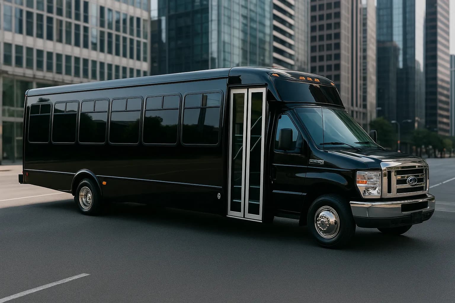 30 Passenger Coach Bus exterior