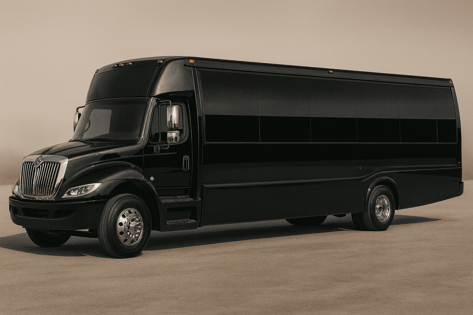 30 Passenger Party Bus – Exterior View