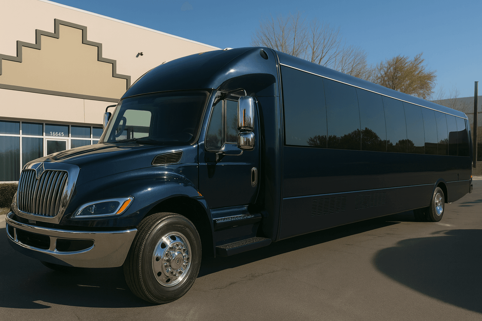 38 Passenger Party Bus – Exterior View