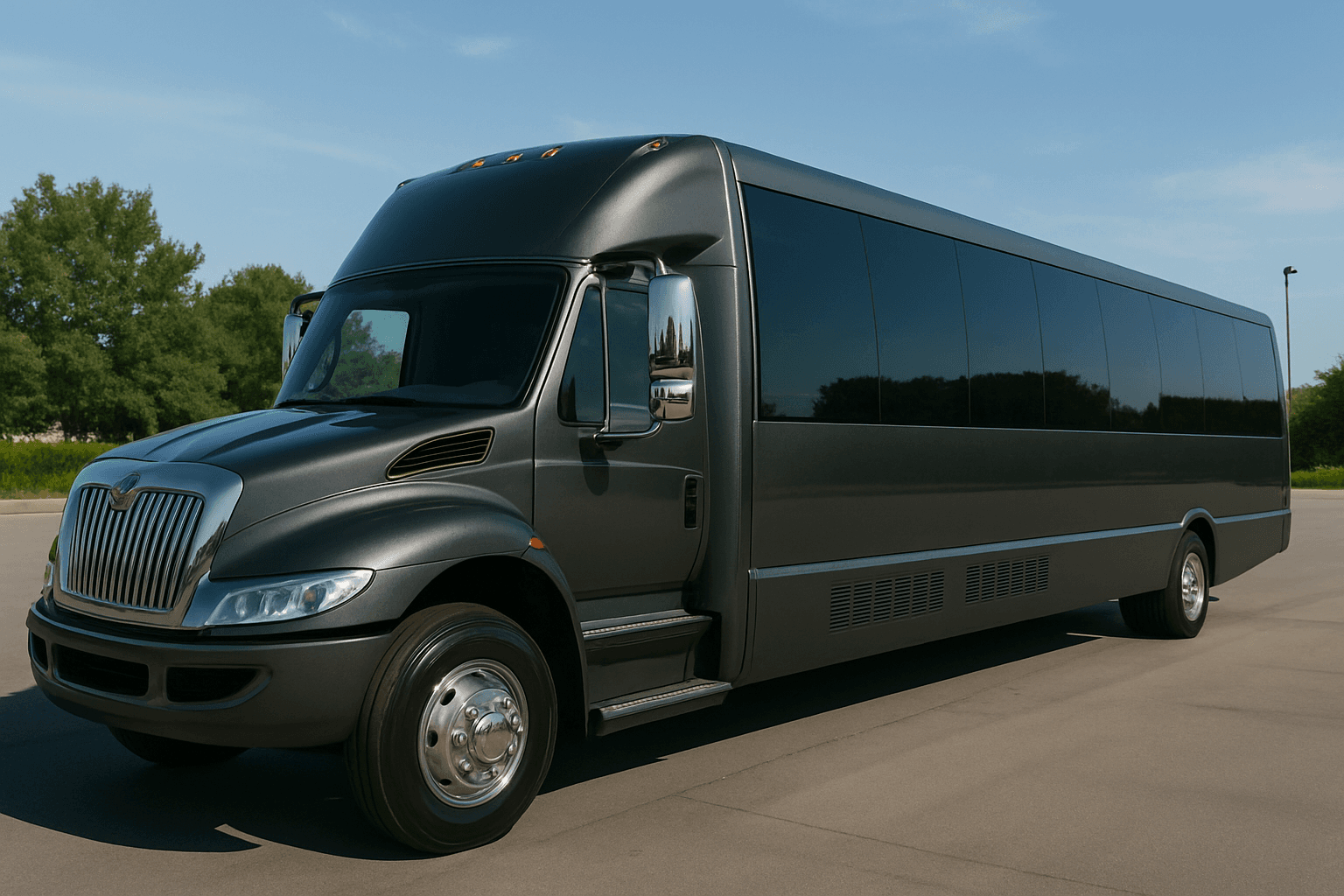 40 Passenger Party Bus – Exterior View