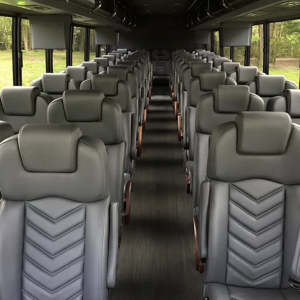 42 Passenger Coach Bus interior