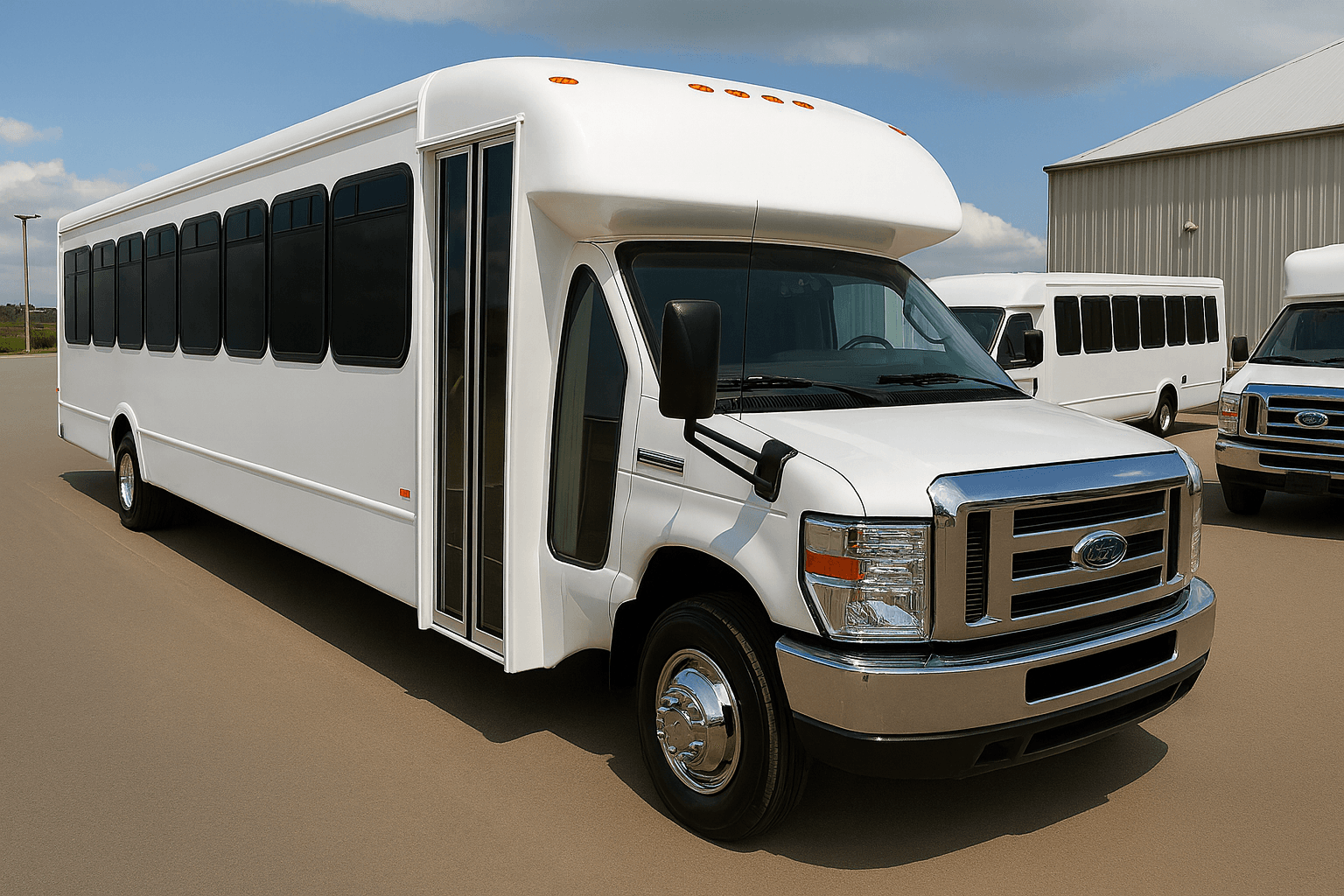 46 Passenger Coach Bus – Exterior View