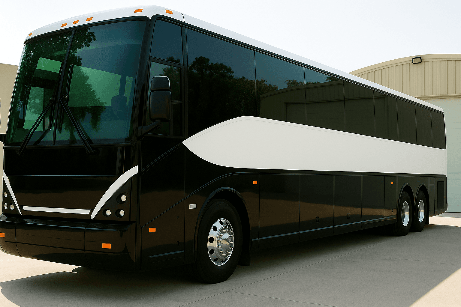 52 Passenger Coach Bus – Exterior View