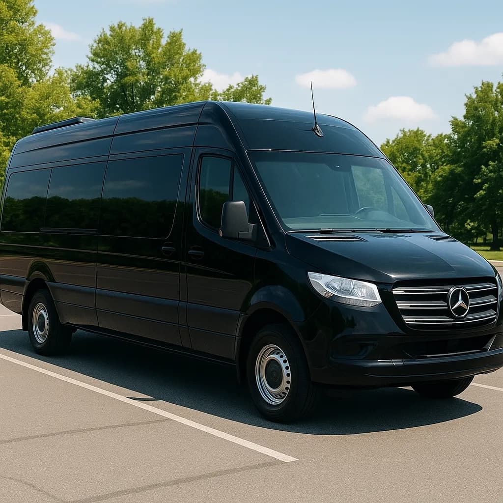 8 Passenger Limo Sprinter reference exterior