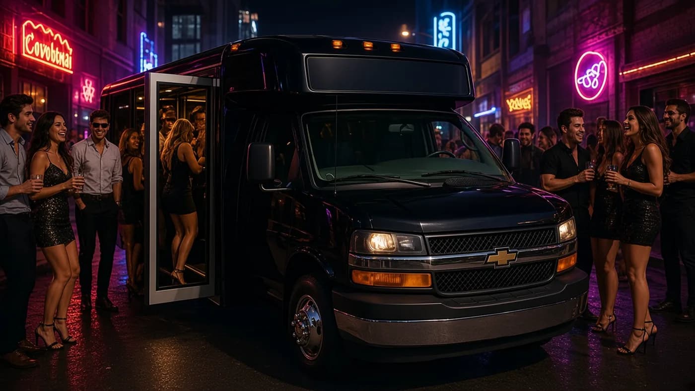 Bar Crawl party bus in Las Vegas