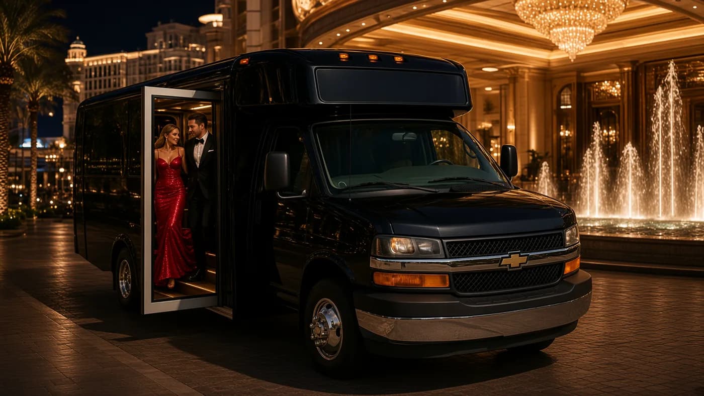 Casino Trip party bus in Las Vegas