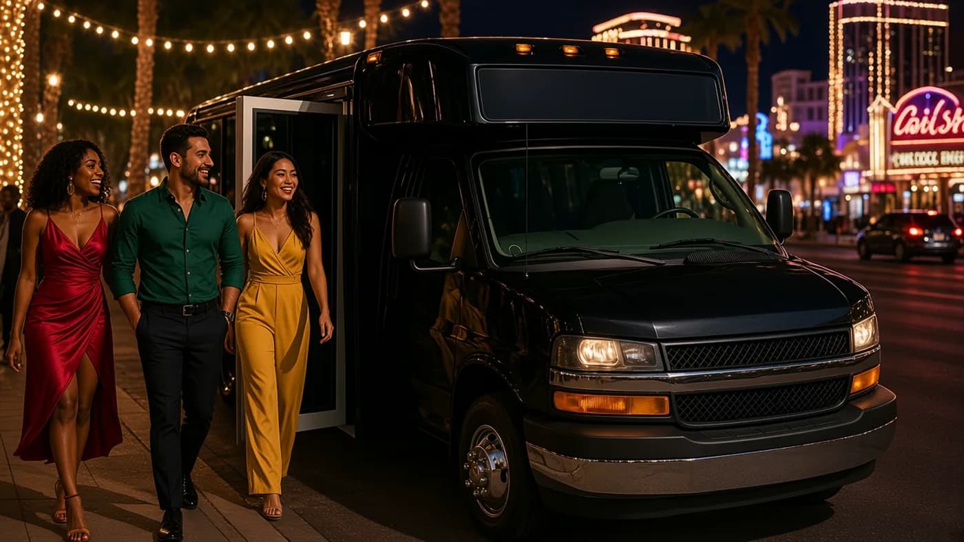 Cinco de Mayo party bus in Las Vegas