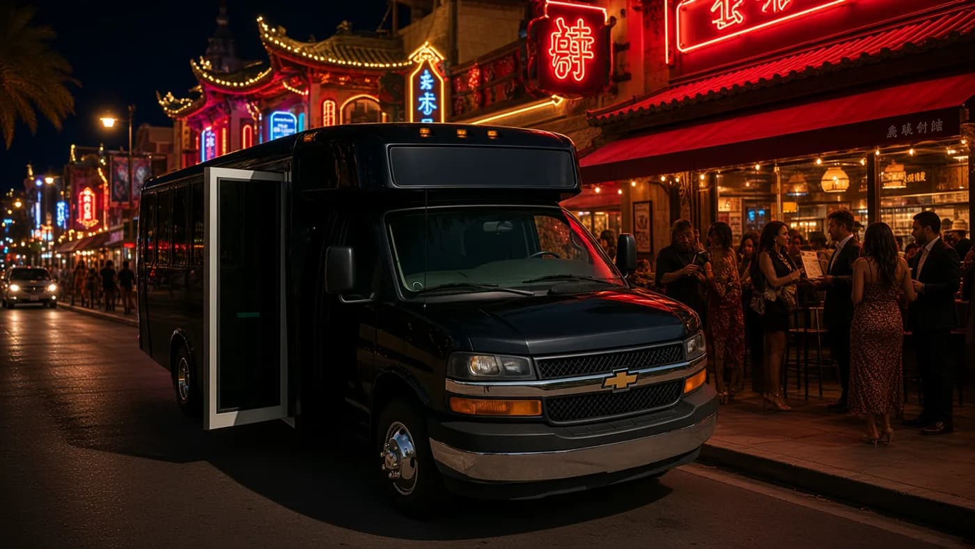 Food Tour party bus in Las Vegas