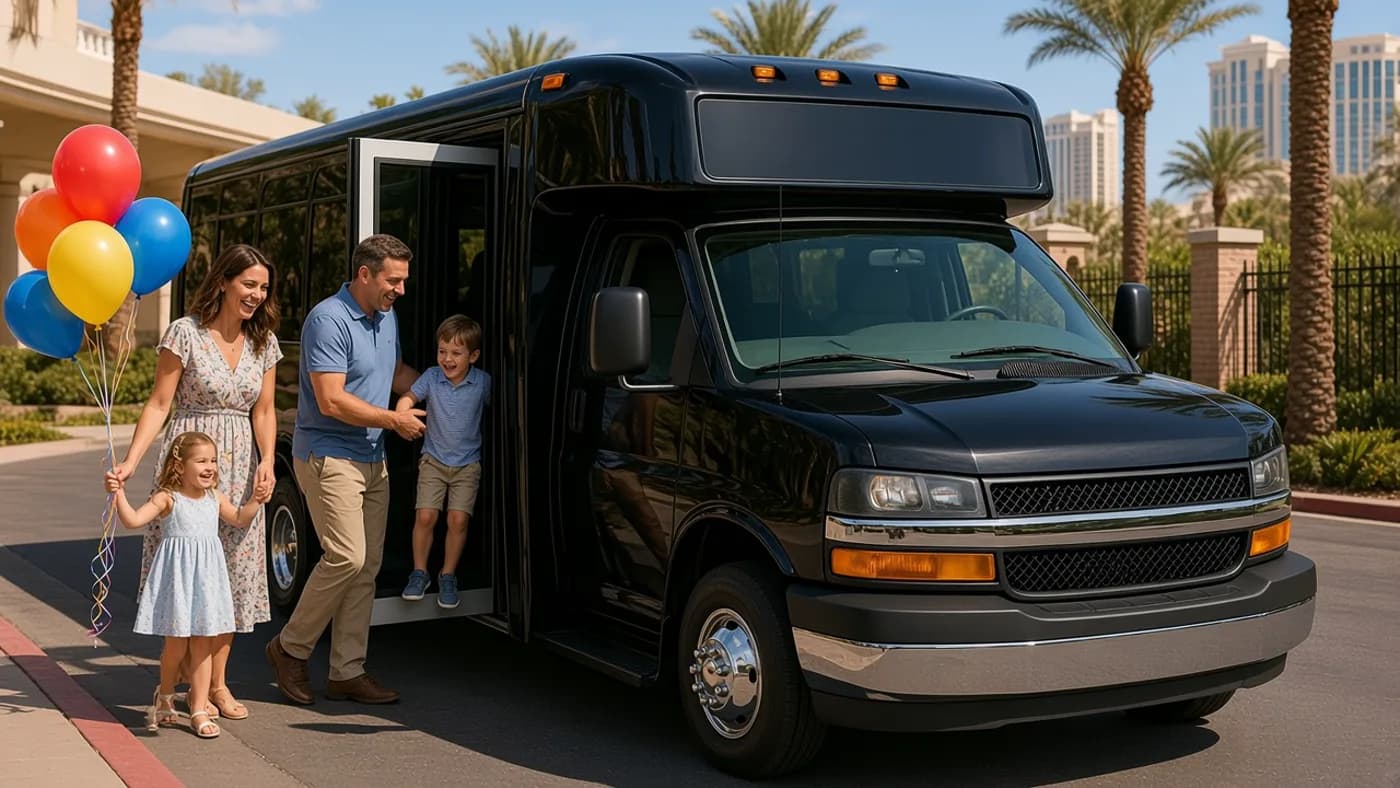 Kids Party party bus in Las Vegas